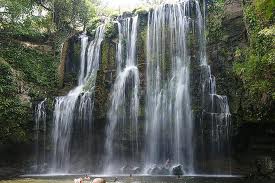 llanos de cortes waterfall