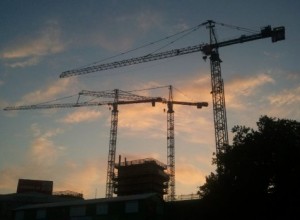 construction and crane