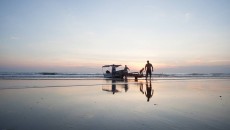 Panga at Sunset Scott Alexander