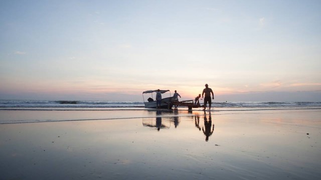 Panga at Sunset - Scott Alexander