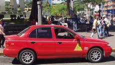 costa rica red taxis