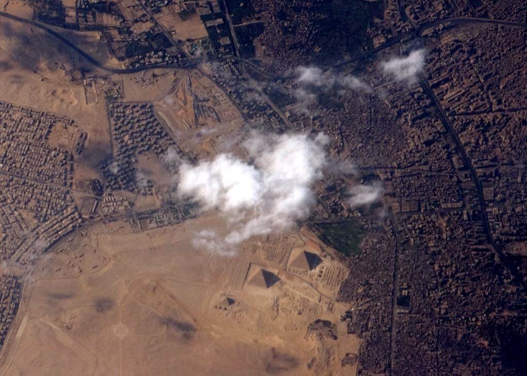 pyramids from space