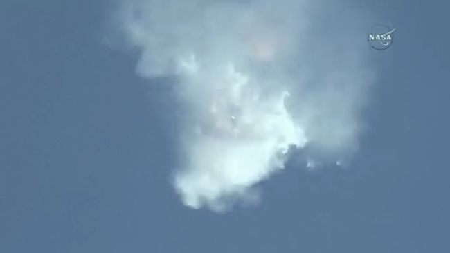 SpaceX Rocket Explodes Video