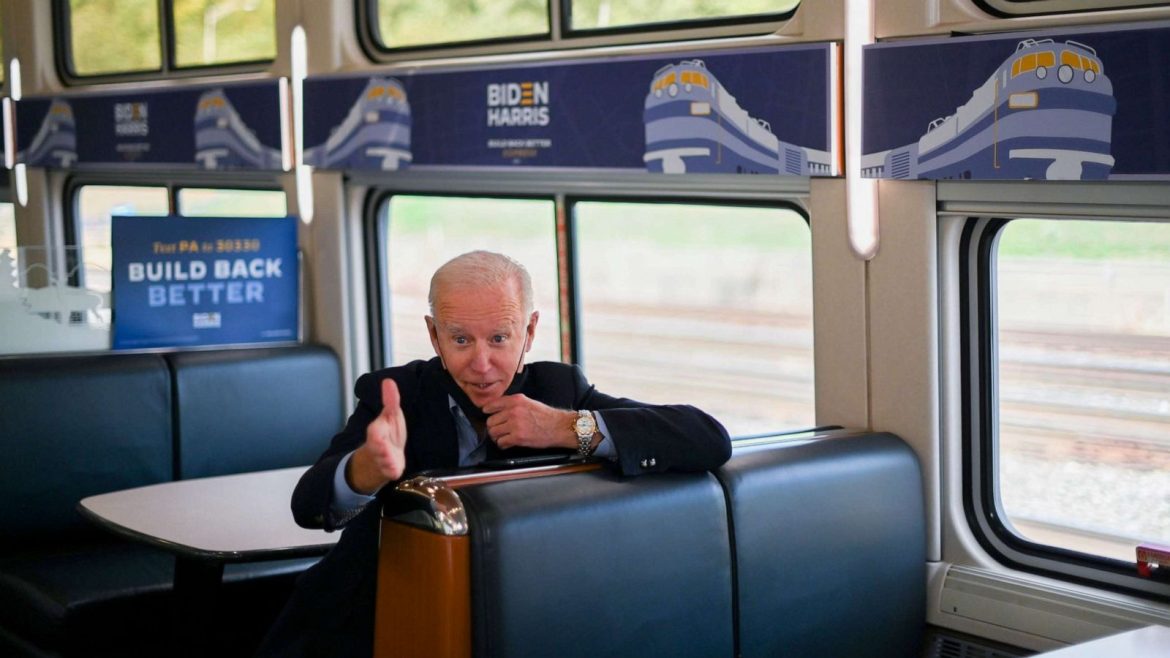 Joe Biden Unveils Plan for High-Speed Train from Costa Rica to U.S., Revolutionizing Immigration with a Whistle Stop