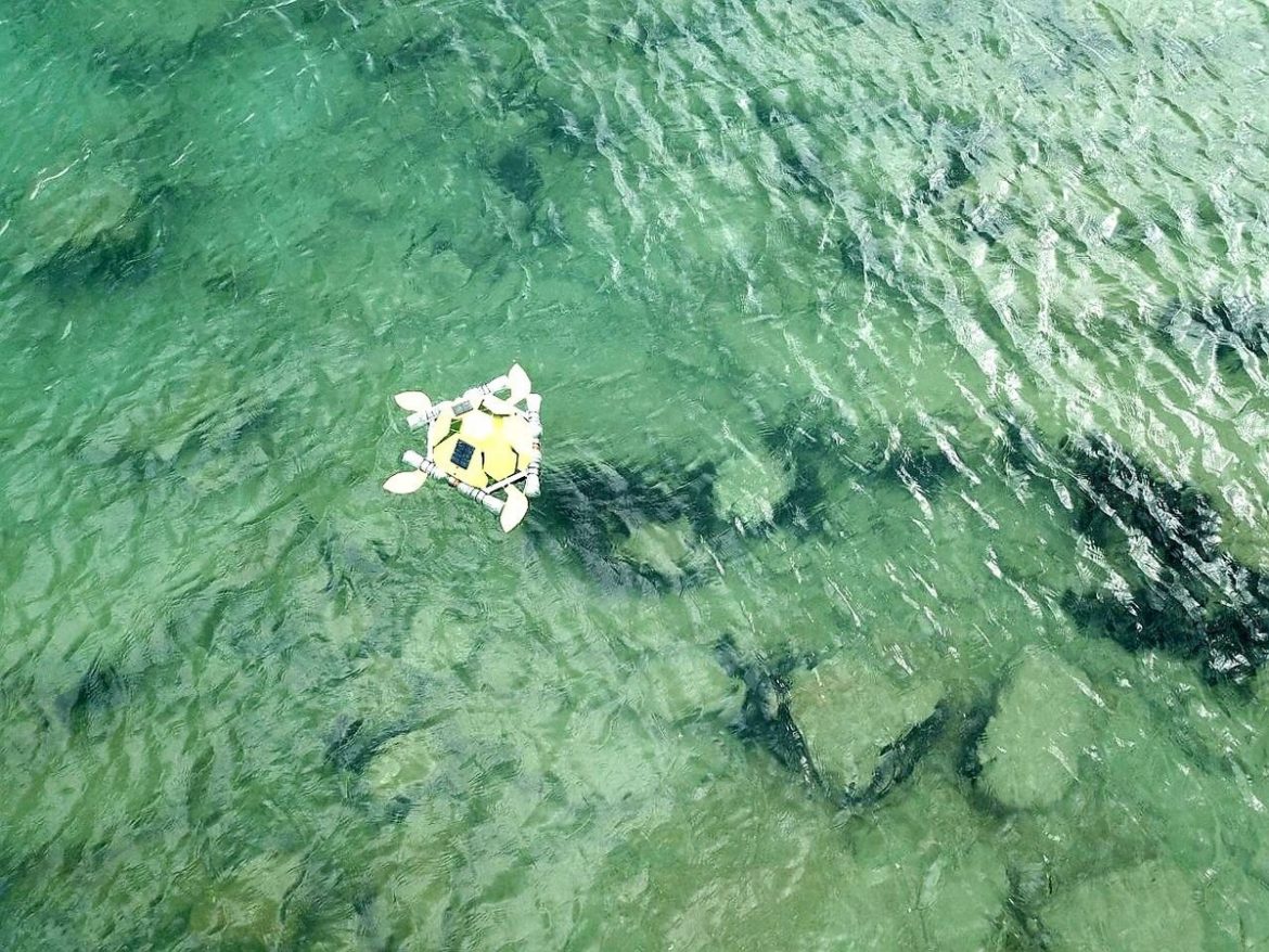 Turtle-Shaped Drone to Combat Micro-Plastics in Costa Rica