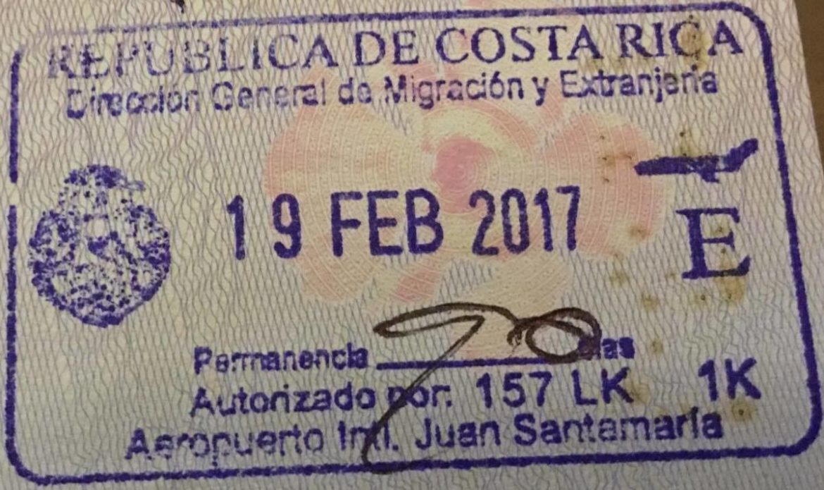 Stay Over Your Visa & Be Fined in Costa Rica
