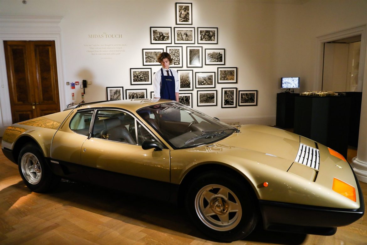 Gold Ferrari Up for Auction at Sotheby’s